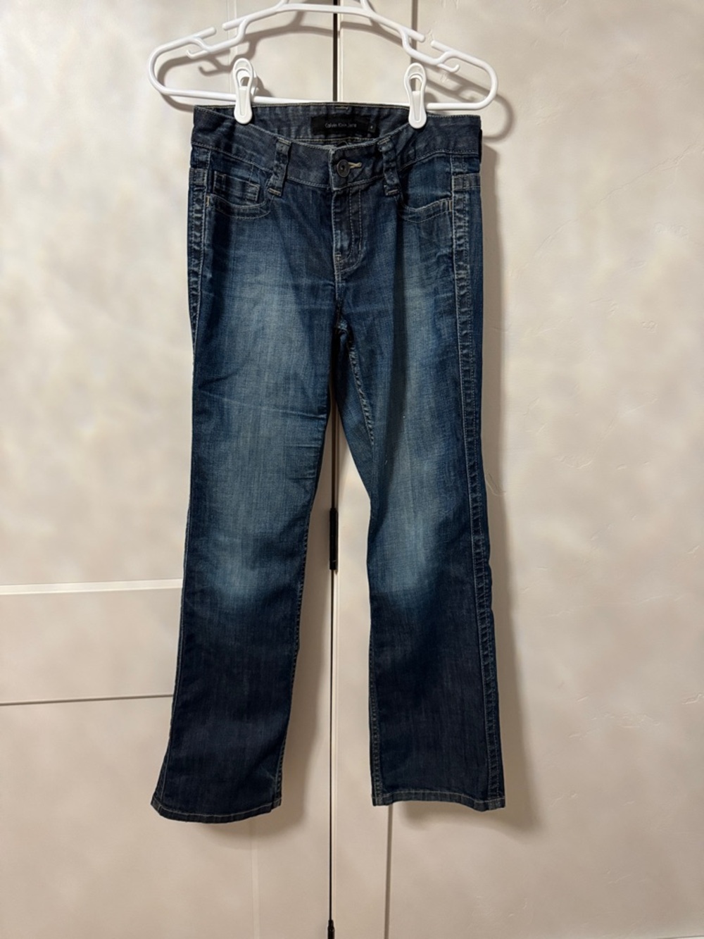Calvin Klein Jeans indigo denim Lean boot jeans